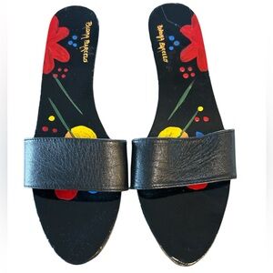Vintage Paloma Barcelo hand painted sandals